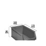 GAVETA APILABLE GRIS Nº51 170X100X80 MM.  (1/6)