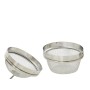 BOLA MALLA PARA ESPECIAS / TE  / LEGUMBRES ACERO INOXIDABLE Ø 9 CM. CON CADENA