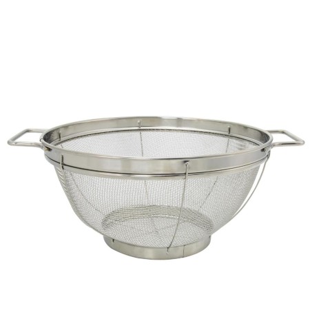 ESCURRIDOR MALLA ACERO INOXIDABLE CON ASAS Ø 22 CM.