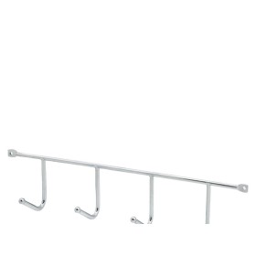 PERCHA ACERO INOXIDABLE CUATRO GANCHOS 29,5 CM.