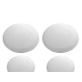 TOPES ADHESIVOS PARA PAREDES / PUERTAS / VENTANAS / MOBILIARIO 2 X Ø 60 MM. / 2 X 40 MM. / 4 X 22 MM. (BLISTER 8 PI