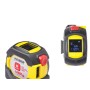 FLEXOMETRO MAGNETICO CON MEDIDOR LASER 40 METROS  CINTA 5 METROS X 19 MM.