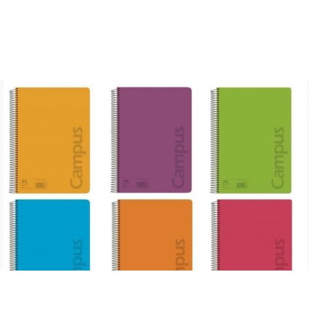 BLOC A4 120H T.PP 90GRS 4 MM COLOR