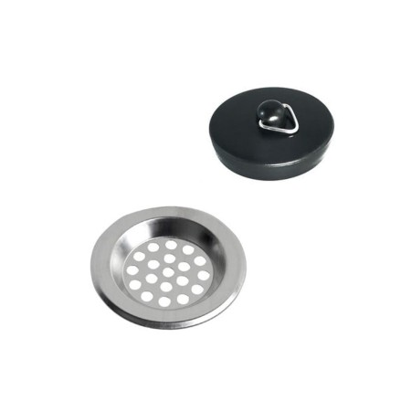 CESTILLO LAVABO FILTRO 6 CMS +TAPON GOMA