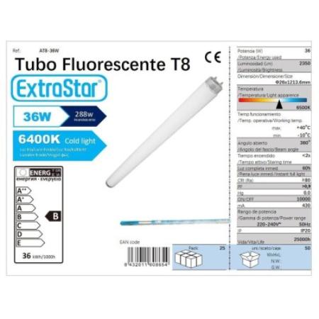 TUBO FLUORESCENTE 36 W LUZ DIA