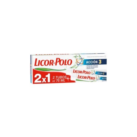 LICOR DEL POLO PASTA DIENTE 75 ML 2X1