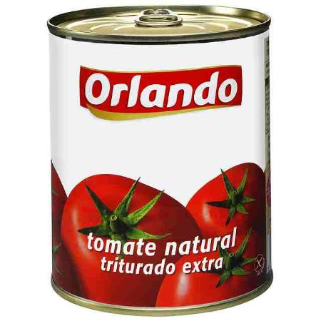 ORLANDO TOMATE TRITURADO LATA 800 GRS.