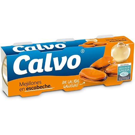 CALVO MEJILLON ESCABECHE PACK 3 UNIDADES