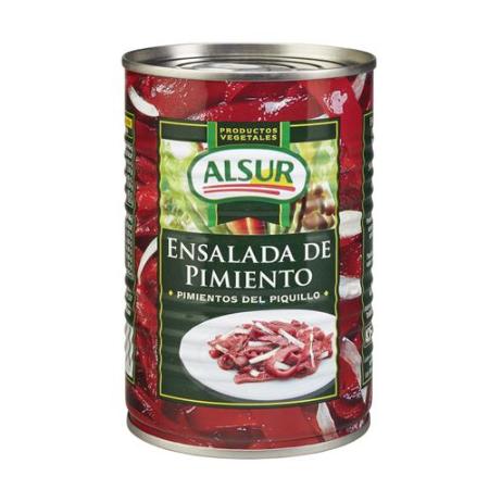 ALSUR ENSALADA PIMIENTO ASADO LATA 410 GRS.