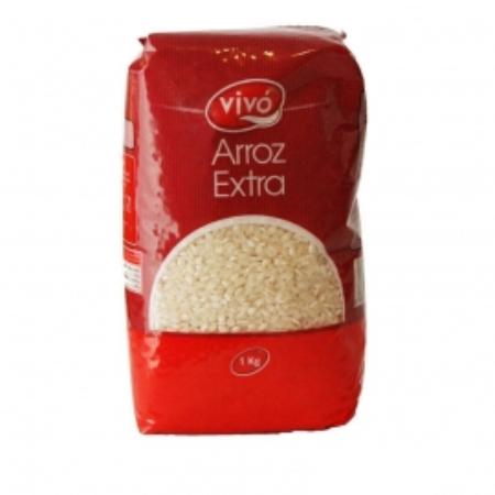 VIVO ARROZ REDONDO EXTRA PAQUETE 1 KG.