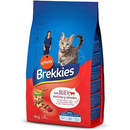 BREKKIES GATO SECO MIX BUEY 4 KGS.