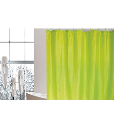 CORTINA BAÑO PISTACHO 180X180