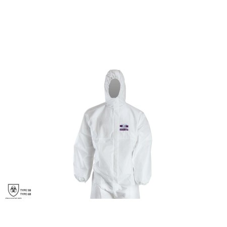 BUZO POLIPROPILENO CON CERTIFICADO EN14126/03, EN1073-2, EN1149-5 TALLA XL
