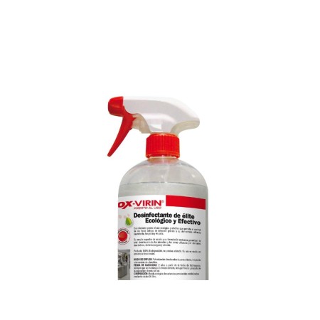 DESINFECTANTE LIQUIDO OX-VIRIN, CON PISTOLA, 1 LITRO, ECOLOGICO