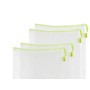 BOLSAS DE COMPRA REUTILIZABLES DE MALLA 4 UNIDADES, 2 BOLSAS DE 30X35 CM Y 2 BOLSAS DE 30X43 CM. PARA FRUTAS,VERDUR