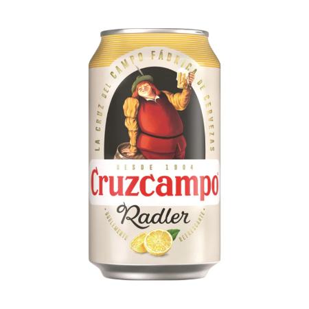 CRUZCAMPO CERVEZA RADLER LATA 330 CC