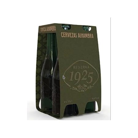 CERVEZA RESERVA ALHAMBRA 1925 1/3 PACK 4 UND