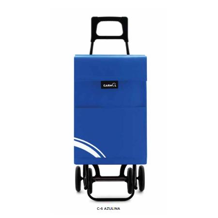 GARMOL CARRO COMPRA 4 RUEDAS 6009CT CS MORADO-AZUL