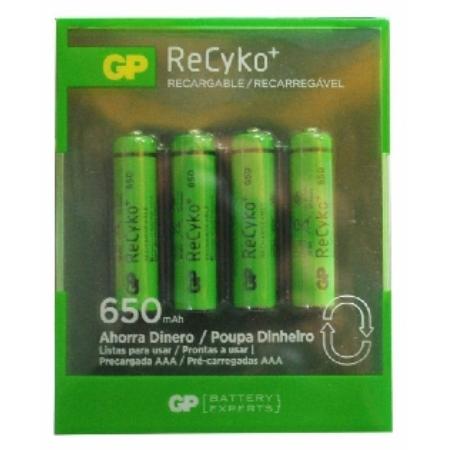 PILA GP AAA RECARGABLE 4UDS