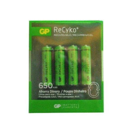 PILA GP AAA RECARGABLE 4UDS