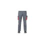 PANTALON CARGO GRIS ROJO TERGAL T/52