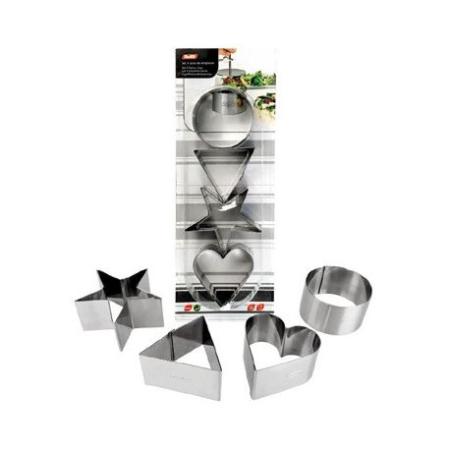 IBILI SET 4 AROS DE EMPLATAR INOX