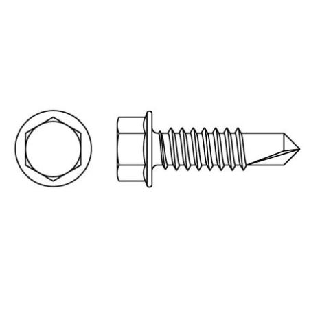 (CIENTO)TORNILLO DIN7504K 5.5X63 ZN FYH