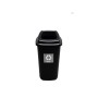 EBERTOOLS CUBO SELECTIVO GENERAL EKOBIN 45 LTS NEGRO ARO NEGRO