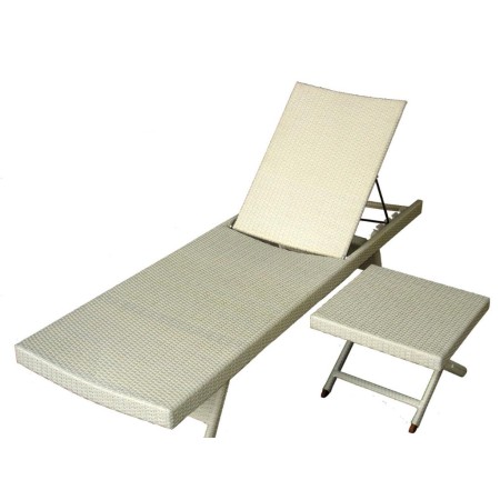 MARFIL TUMBONA RATTAN SINTETICO COLOR MARFIL