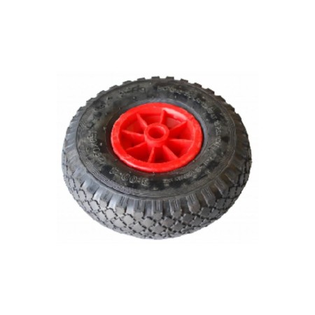 RUEDA  CARRETILLA  ALMACEN LLANTA ROJA