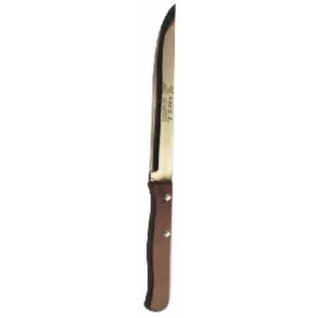 CUCHILLO COCINA MANGO MADERA 13 CMS FILO LISO