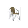 SILLON RATTAN SINTÉTICO DOBLE TUBO MIEL