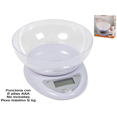 BASCULA DIGITAL CON CUENCO 5 KGS. GERIMPORT