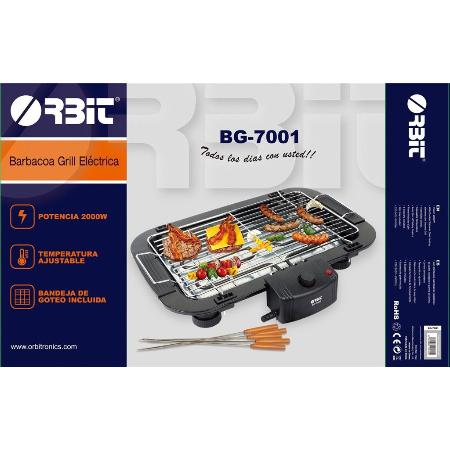 ORBIT BARBACOA GRIL ELECTRICA BG-7001