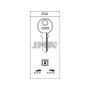 LLAVE AGA-4D JMA