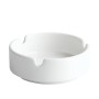 CENICERO REDONDO 10 CM. PORCELANA BLANCA
