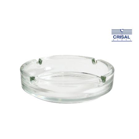 CENICERO CRISTAL VIDRIO CAMEL 14 CM. TRANSPARENTE