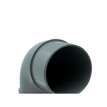 PVC EVACUACION CODO  M-H 90MM 87º