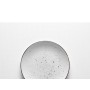 PLATO DOTS POSTRE 21 CMS BLANCO PORVASAL