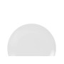 PLATO INFINITY POSTRE 20X2 CMS PORCELANA BLANCA