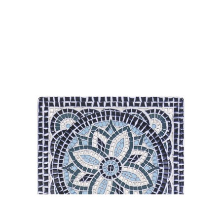 PLATO MAYOLICA POSTRE MING II 21X21X2 CMS