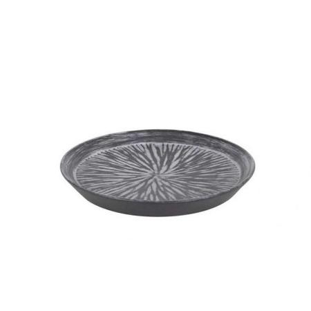 PLATO PS-LOTUS POSTRE 20,5X2,5 STONEWARE