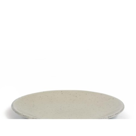 COK PLATO POSTRE EARTH CREAM 20 CM CT12