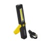 LINTERNA LED RECARGABLE CON GANCHO E IMAN / 200 - 60 LUMENES
