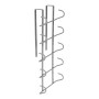 COLGADOR TAZAS, SOPORTE COCINA BAJO MUEBLE, ACERO CUELGATAZAS PARA 10 TAZAS