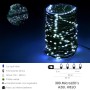 GUINALDA LUCES NAVIDAD MICROLED 300 LEDS COLOR AZUL HIELO. LUZ NAVIDAD INTERIORES Y EXTERIORES IP44