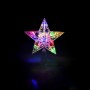 LUCES NAVIDAD ESTRELLA PARA ARBOL MULTICOLOR. LUZ NAVIDAD INTERIORES IP20. FUNCIONA 2 PILAS AA (NO INCLUIDAS)