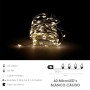GUIRNALDA LUCES NAVIDAD MICROLED 60 LEDS COLOR BLANCO CALIDO.LUZ NAVIDAD INTERIORES IP20 A PILAS (3 AA NO INCLUIDAS