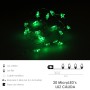 GUIRNALDA LUCES NAVIDAD ARBOLES 20 LEDS COLOR VERDE. LUZ NAVIDAD INTERIORES IP20 A PILAS 3AA (NO INCLUIDA)