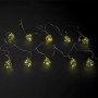 GUIRNALDA LUCES NAVIDAD JARDIN DECORATIVA 10 BOMBILLAS 60 MICROLEDS. LUZ NAVIDAD INTERIORES Y EXTERIORES IP44